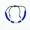 PULSERA UNISEX DE ORO Y NEOPRENO AZUL - Imagen 3