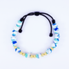 PULSERA UNISEX EN ORO Y NOPRENO AZUL - Imagen 3