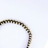 PULSERA MUJER EN ORO Y CORDON - Imagen 2