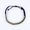 PULSERA MUJER EN ORO Y CORDON - Imagen 3