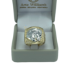 ANILLO DE HOMBRE EN FORMA DE CORCEL EN DOS OROS DE 18 KTES. - Imagen 2