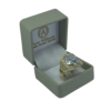 ANILLO DE HOMBRE EN FORMA DE CORCEL EN DOS OROS DE 18 KTES. - Imagen 4