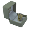 ANILLO DE HOMBRE EN FORMA DE CRISTO EN TRES OROS DE 18 KTES - Imagen 5