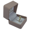 ANILLO SOLITARIO CON INCRUSTACIONES ORO DE 18 KTES - Imagen 3