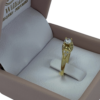 ANILLO SOLITARIO EN ORO DE 18KTES DE DAMA - Imagen 4