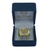 ANILLO PARA HOMBRE EN AGUILA DE TRES OROS DE 18 KTES. - Imagen 2