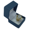 ANILLO EN DOS OROS DE HOMBRE CON CABEZA DE LEON EN ORO DE 18 KTES. - Imagen 4