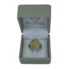 ANILLO PARA HOMBRE DE HERREDURA CORCEL CON CIRCONES DE COLORES EN ORO DE 18 KTES - Imagen 2