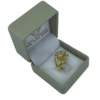 ANILLO PARA HOMBRE DE HERREDURA CORCEL CON CIRCONES DE COLORES EN ORO DE 18 KTES - Imagen 3