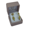 ARETES FILIGRANAM MARIPOSA PENDIENTES EN ORO DE 18 KTES. - Imagen 3
