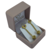ARETES FILIGRANA PENDIENTE MUNDO EN ORO 18 KTES. - Imagen 3
