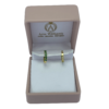 ARETES TIPO CANDONGA CON ESMERALDA EN ORO DE 18 KTES. - Imagen 4