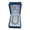 CADENA MARTILLADA ESLABON CUADRADO ITALIANA ORO DE 18 KTES. - Imagen 2