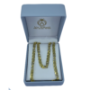 CADENA MODELO ANCLA ITALIANA EN ORO BLANCO Y AMARILLO DE 18 KTES - Imagen 2