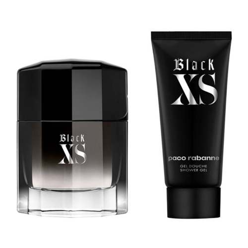 Set Perfume Black Xs Paco Rabanne Edt 100 Ml + Shower Gel 100 Ml Hombre