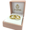 Candonga tubular lisa en oro - Imagen 4