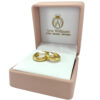 Candonga tubular lisa en oro - Imagen 3