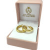 Candonga tubular lisa en oro - Imagen 4