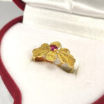 ANILLO EN ORO FILIGRANA COLA DE PATO