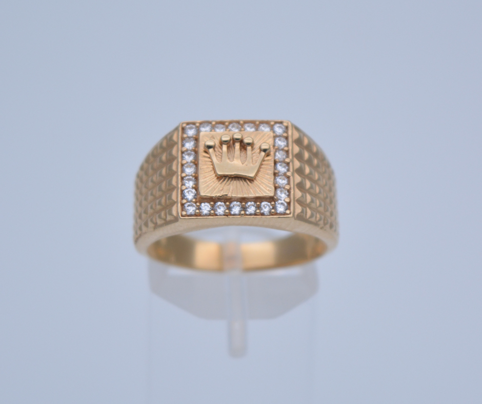 ANILLO ESTILO CARTIER DE HOMBRE EN ORO