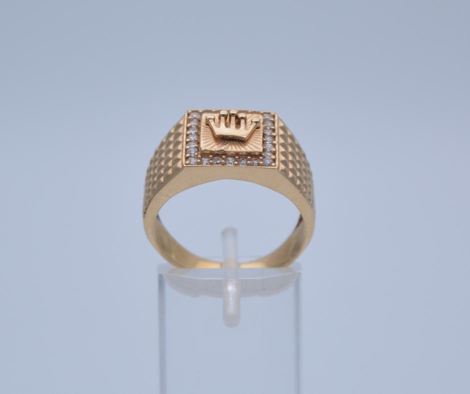 ANILLO ESTILO CARTIER DE HOMBRE EN ORO