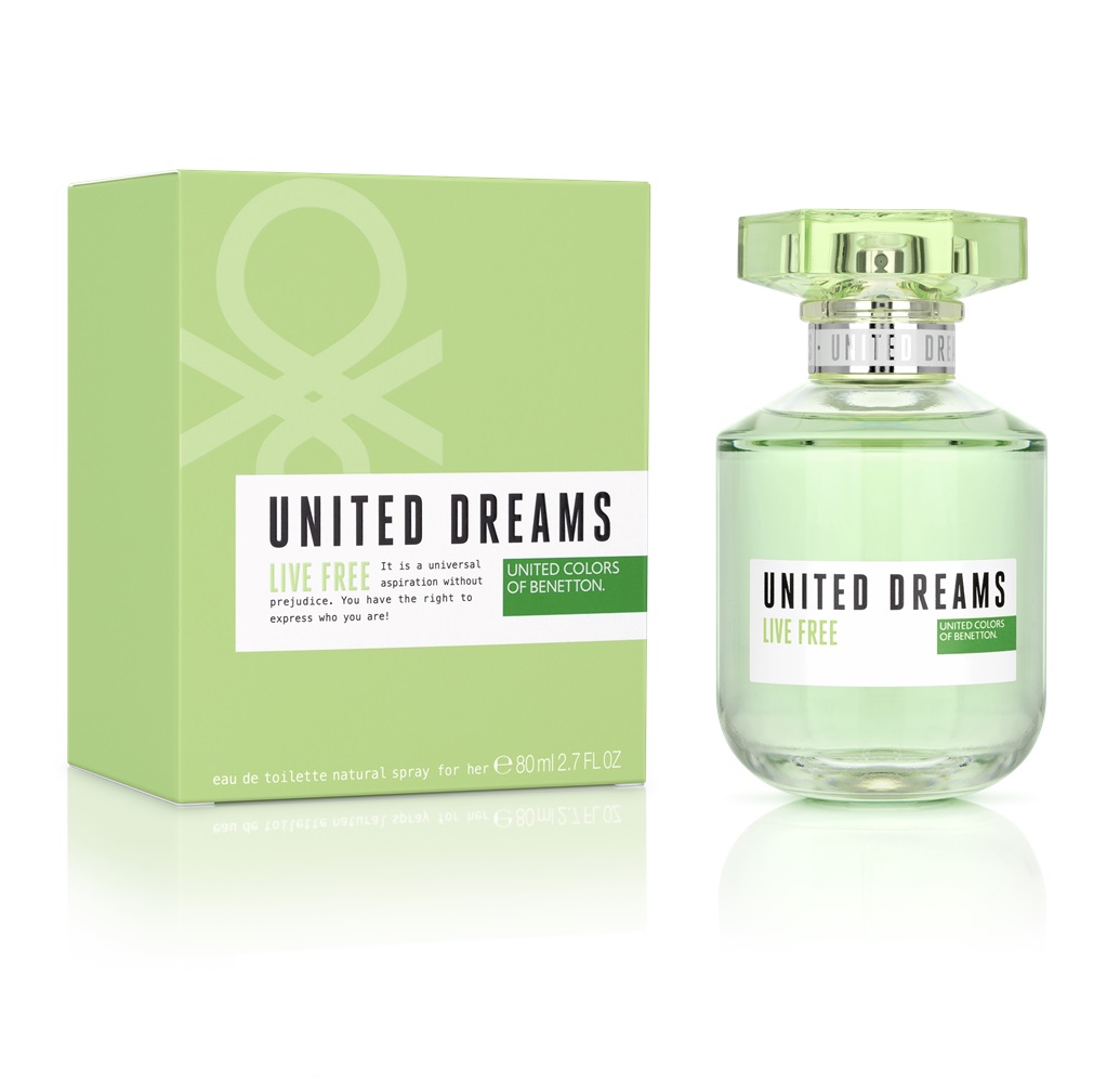 PERFUME BENETTON UNITED DREAMS LIVE FREE EDT 80 ML