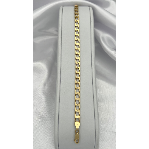 PULSERA MARTILLADA EN ORO ITALIANO DE 18K