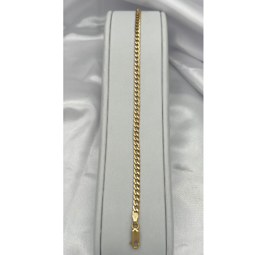 PULSERA MODELO CUBANA EN ORO ITALIANO DE 18K