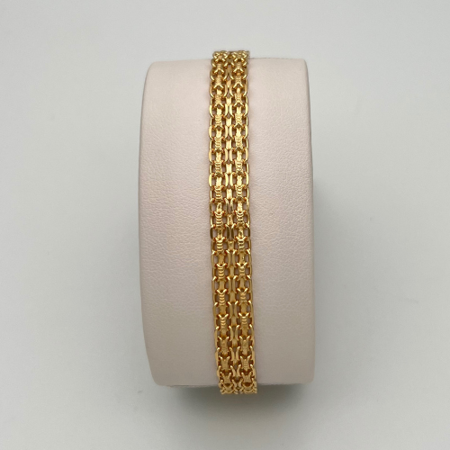 PULSERA BISMARK EN ORO ITALIANO DE 18K