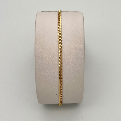 PULSERA MODELO CUBANA EN ORO ITALIANO DE 18K