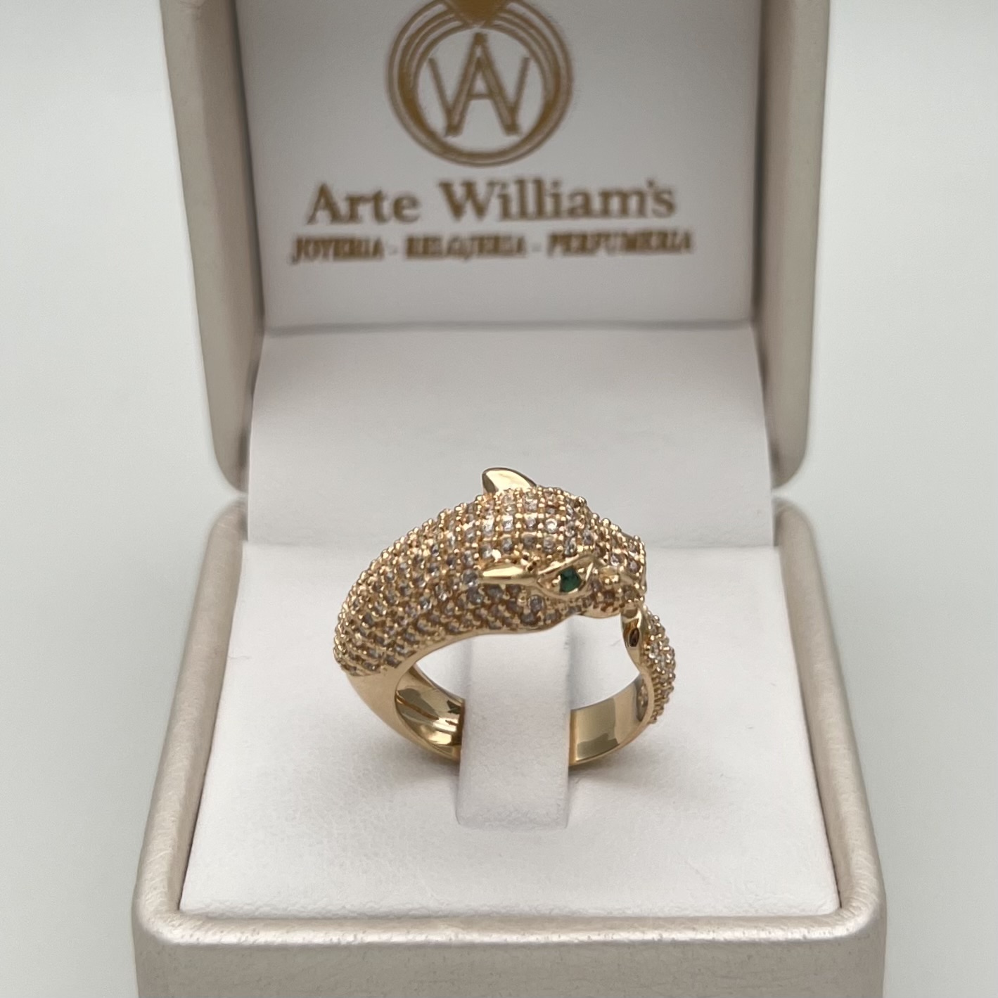 ANILLO PANTERA EN ORO DE 18K