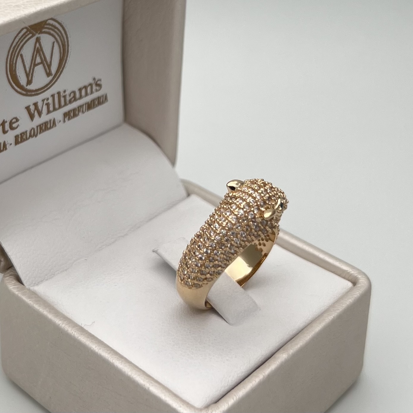 ANILLO PANTERA EN ORO DE 18K