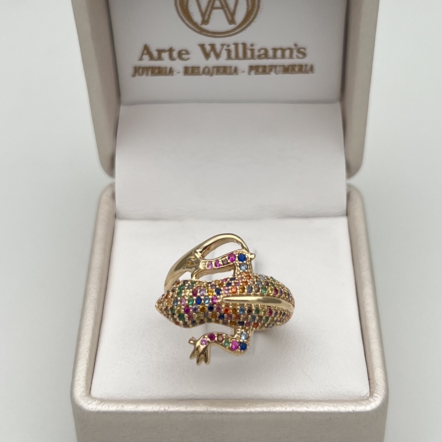 ANILLO SALAMANDRA EN ORO DE 18K