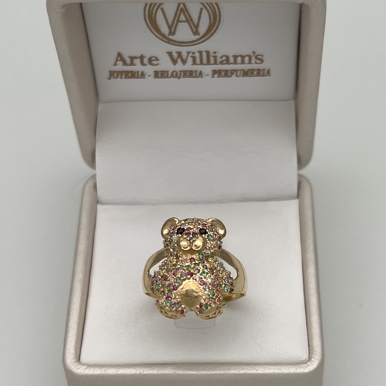 ANILLO OSO EN ORO DE 18K