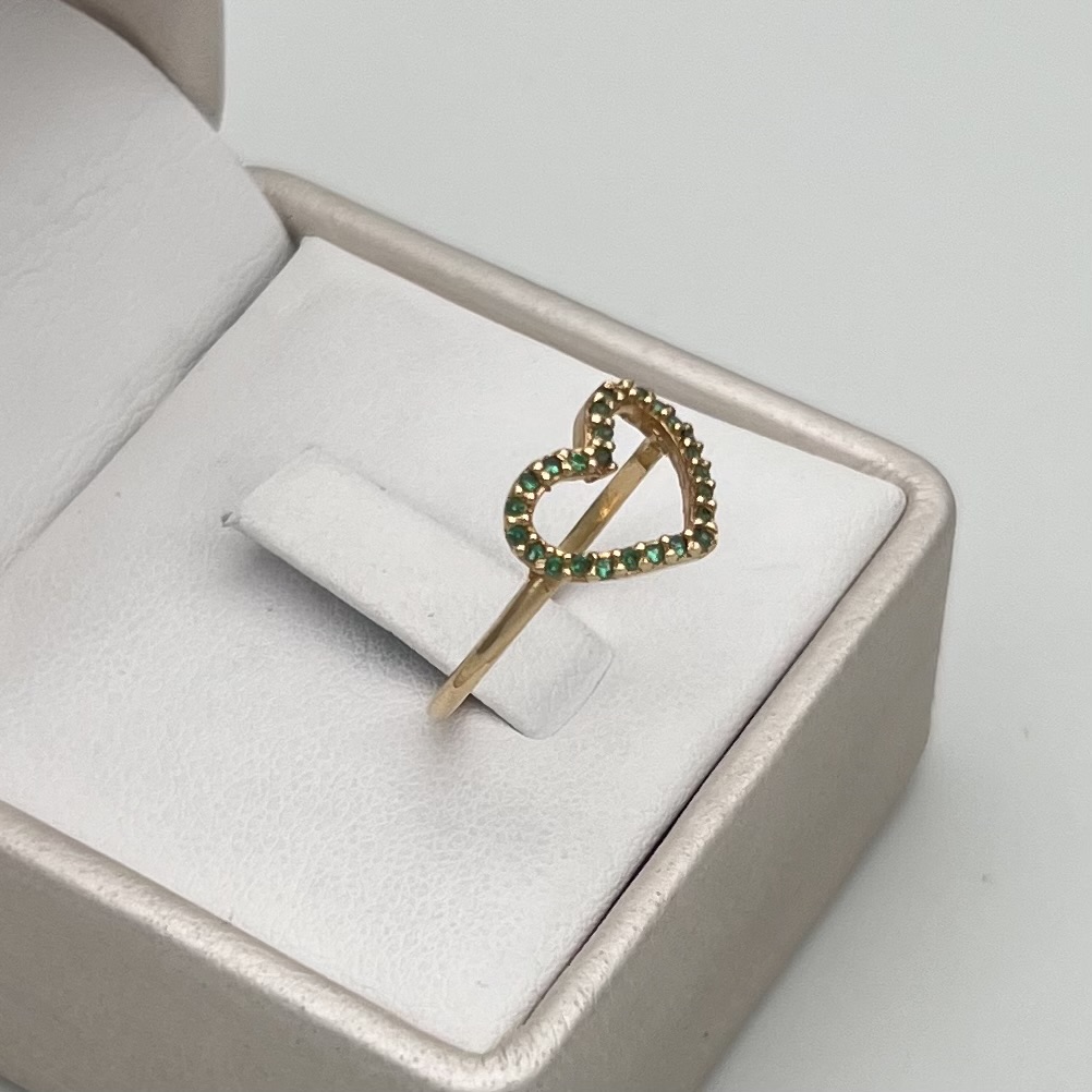 ANILLO CORAZÓN EN ORO DE 18K