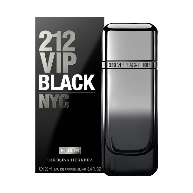 PERFUME CAROLINA HERRERA 212 VIP BLACK NYC ELIXIR EDP