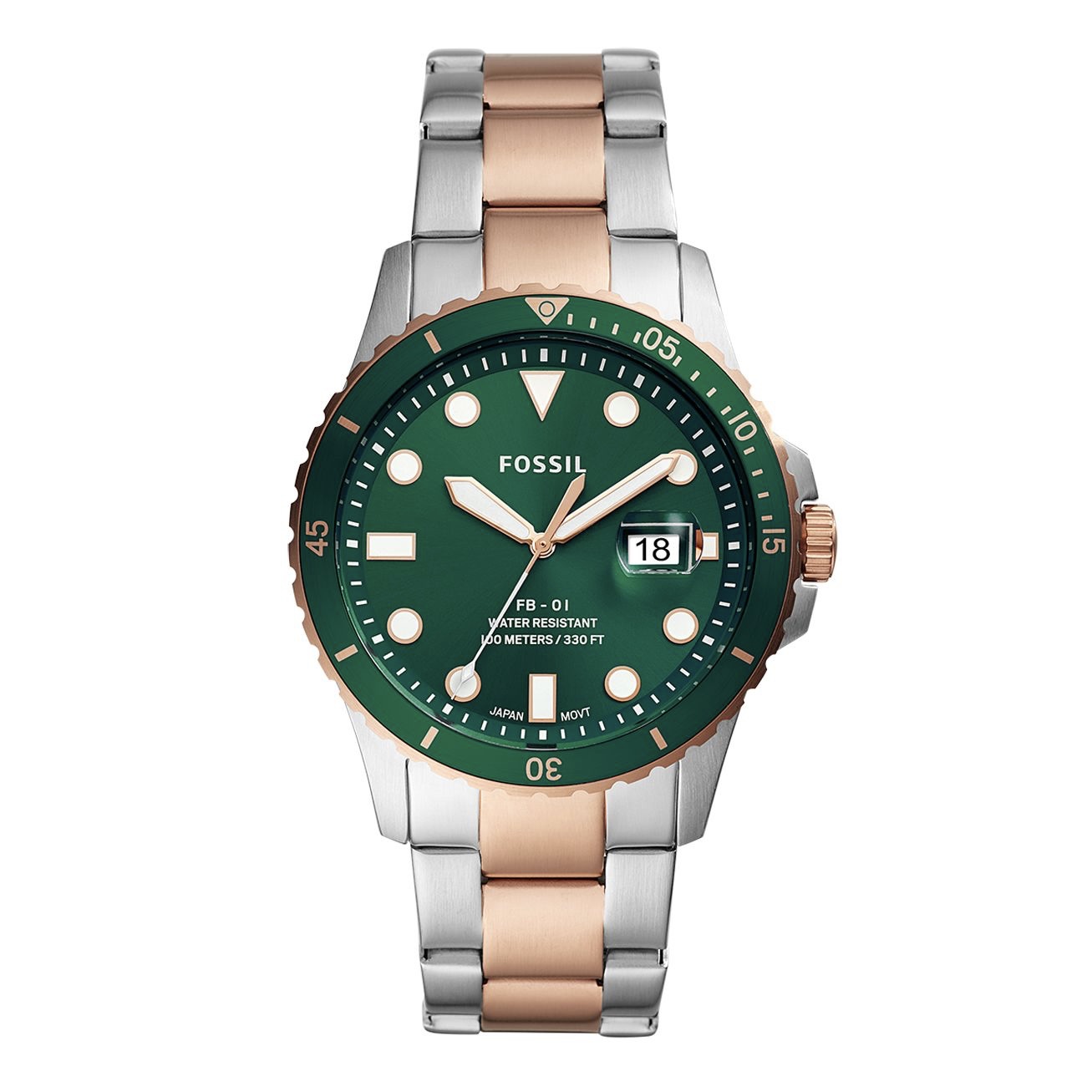 RELOJ FOSSIL QUARTZ GREEN