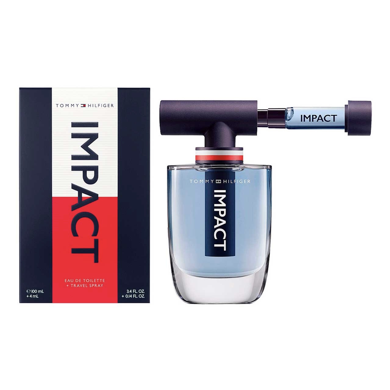 PERFUME TOMMY HILFIGUER IMPACT EDT 100ML + TRAVEL SPRAY 4ML